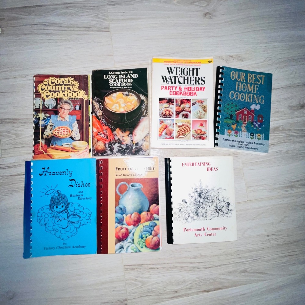 Vtg Cookbook Lot Regional Community Spiral Books Pillsbury General Food More - Picture 6 of 8